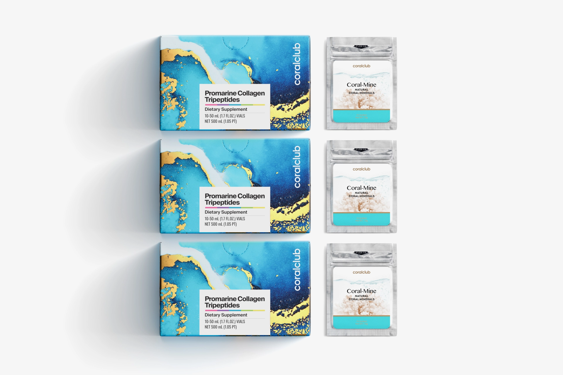 Промарин трипептиды коллагена + Корал-Майн